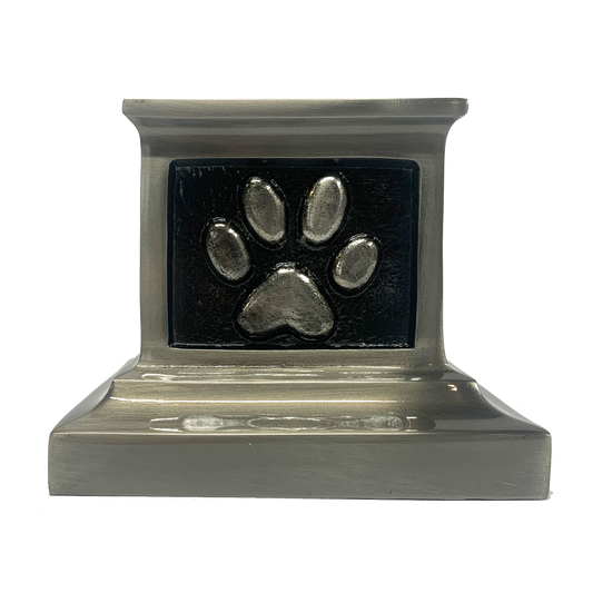 Paw Print Metal Urn-Engravable