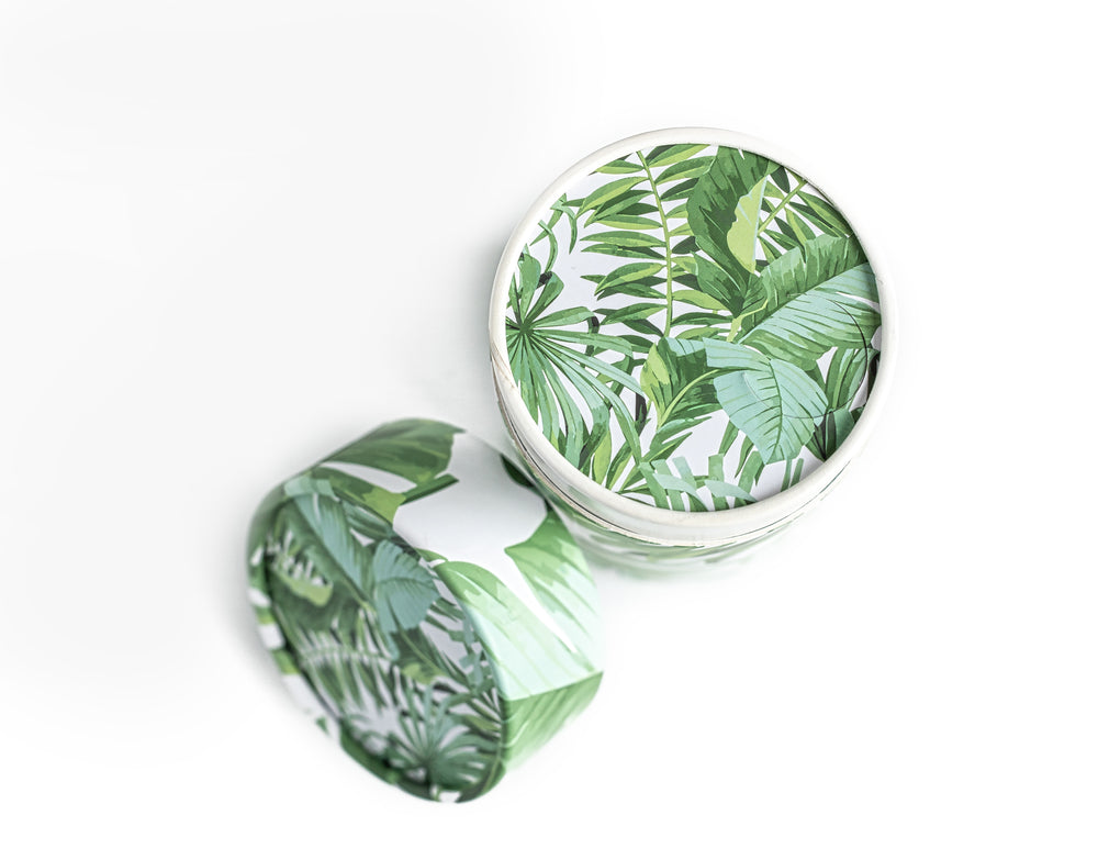 Banana Leaf Print-Eco Friendly Scattering Tube