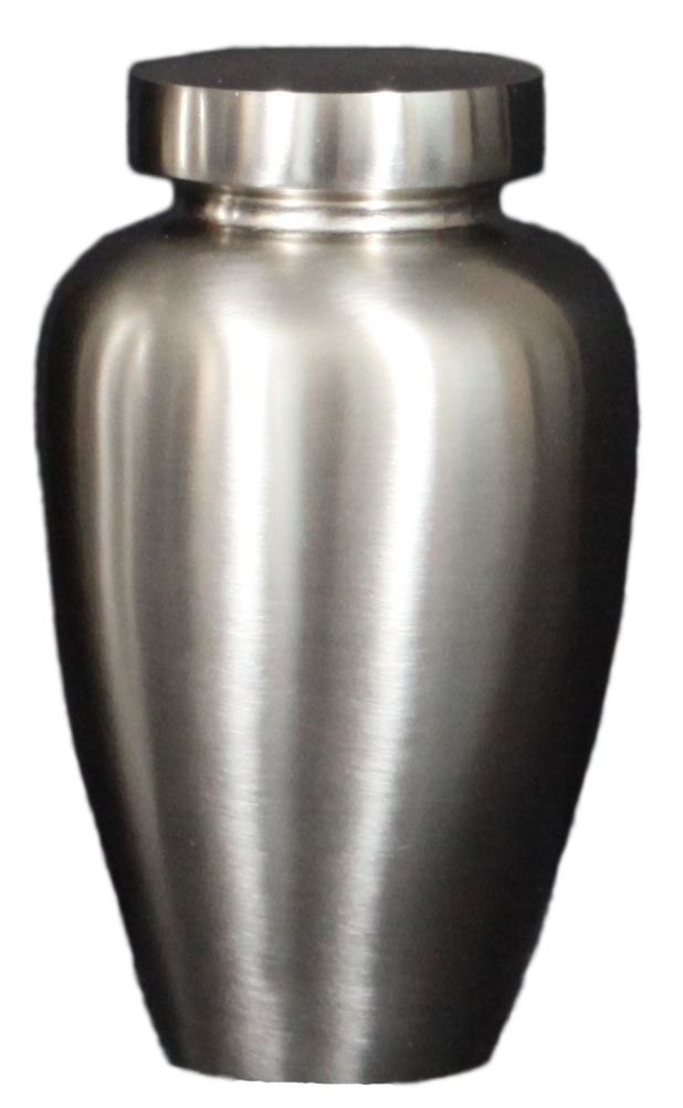 Small Metal Cremation Urn-Engravable