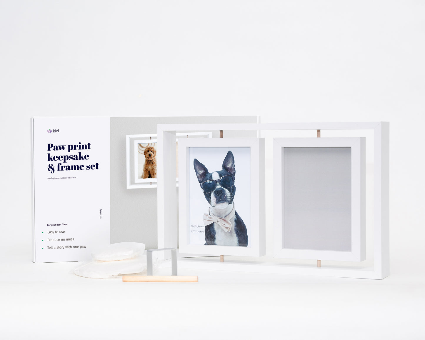 Pet Pawprint Keepsake Picture Frame