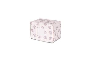 Eco Friendly-Biodegradable Box Cremation Urn-Paw Print