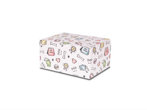 Eco Friendly-Biodegradable Box Cremation Urn-Dog Print