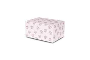 Eco Friendly-Biodegradable Box Cremation Urn-Paw Print