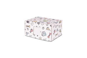 Eco Friendly-Biodegradable Box Cremation Urn-Cat Print