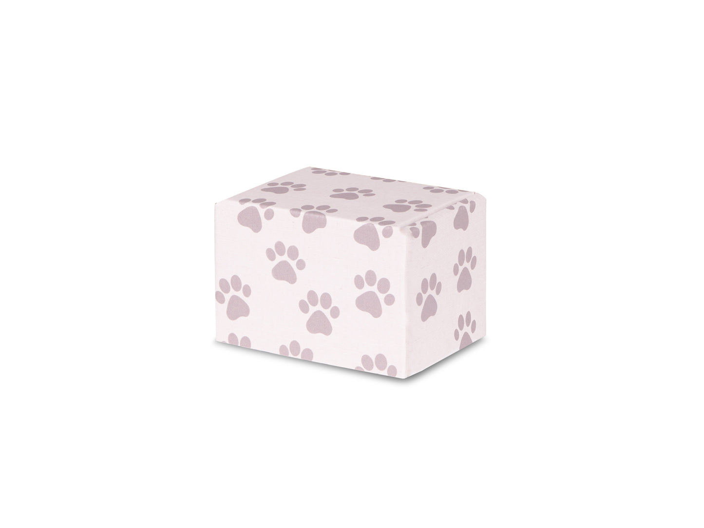 Eco Friendly-Biodegradable Box Cremation Urn-Paw Print