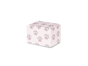 Eco Friendly-Biodegradable Box Cremation Urn-Paw Print