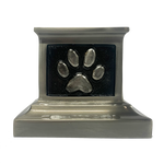 Paw Print Metal Urn-Engravable
