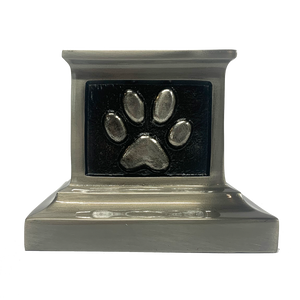 Paw Print Metal Urn-Engravable