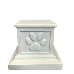 Paw Print Metal Urn-Engravable