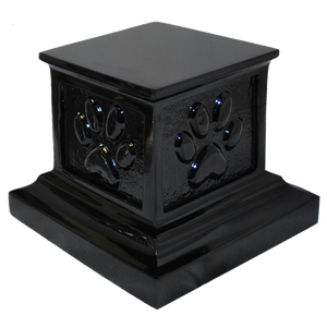 Paw Print Metal Urn-Engravable