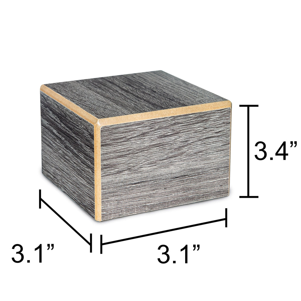 Society Collection-Extra Small Cremation Urn-Coastal Gray Finish - chateau-urns