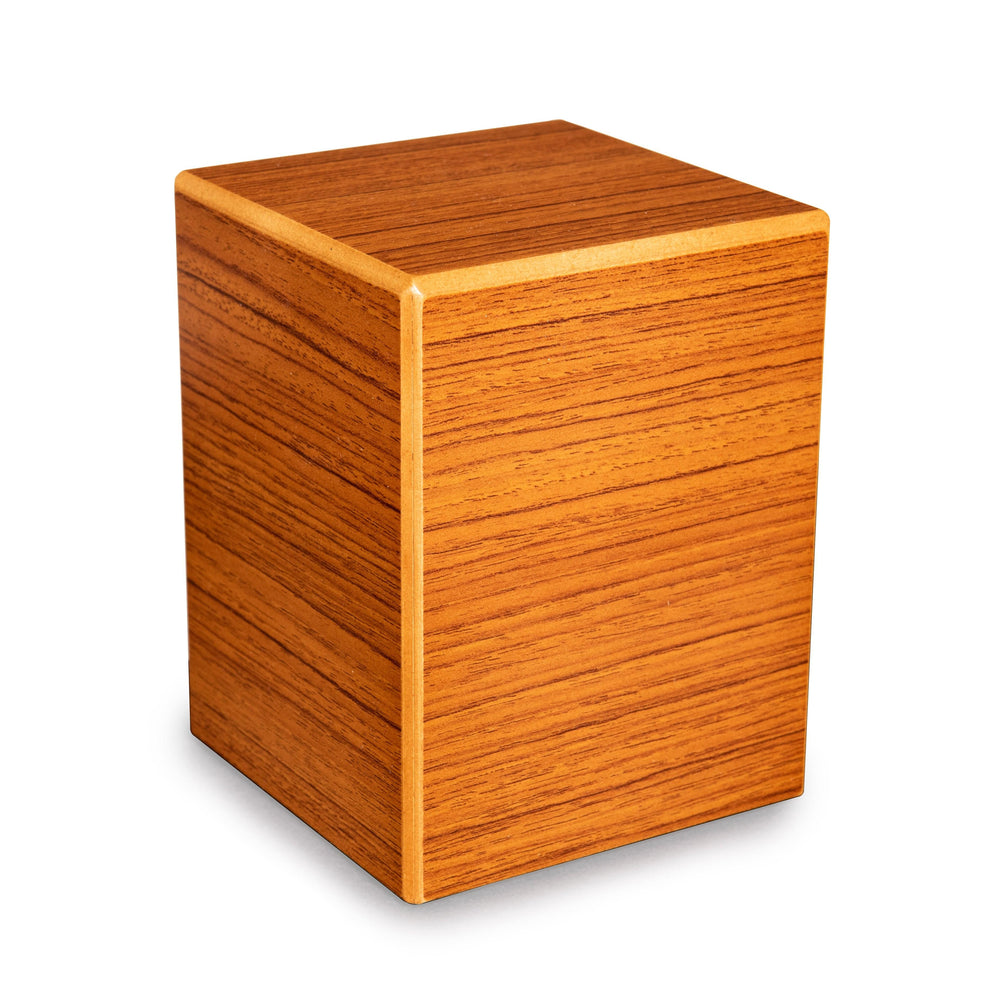 Society Collection-Small Keepsake/Pet Cremation Urn-Rustic Oak Finish - chateau-urns